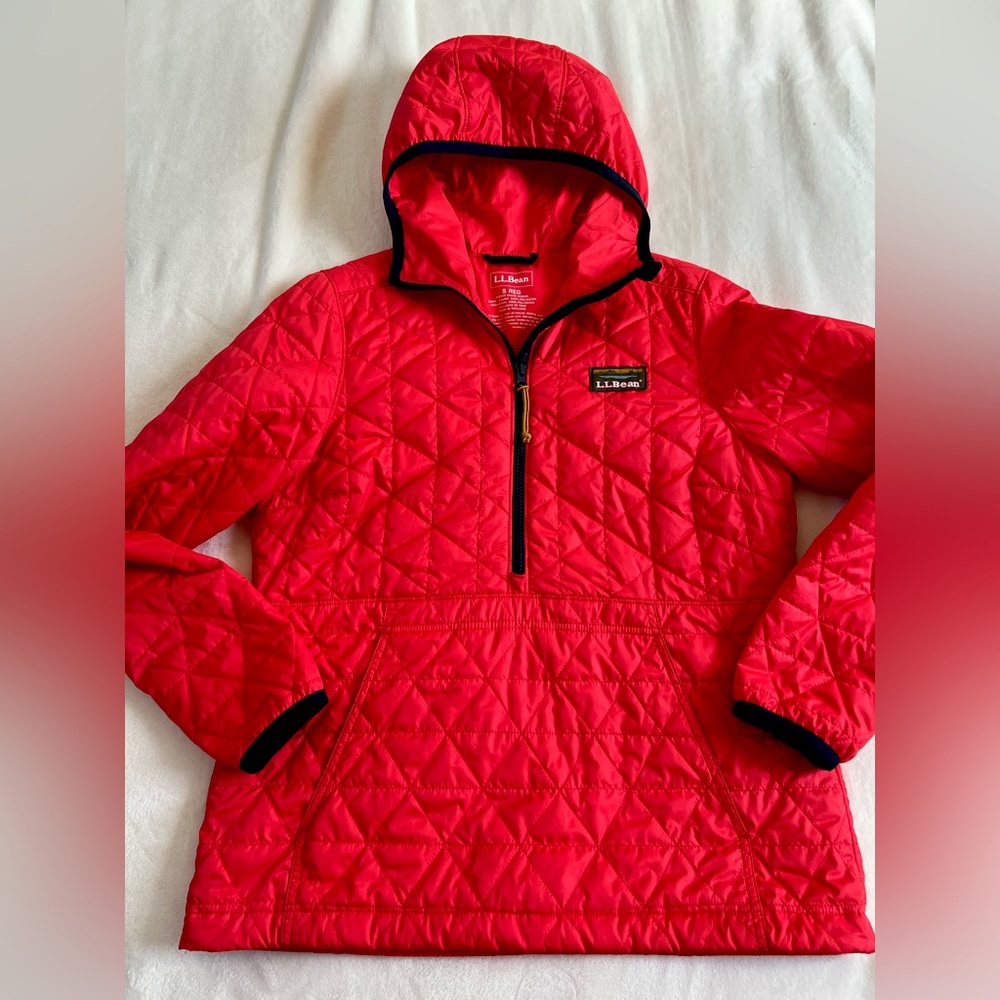 L.L. Bean Katahdin Insulated Pull Over Hoodie Jacket